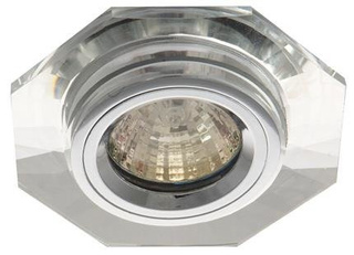 SS-14 nowoczesna oprawa sufitowa punktowa GU10 do żarówek led aluminim szkło