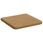 Poduszki na siedziska 4 pcs Brązowy 40 x 40 x 3 cm Aksamit