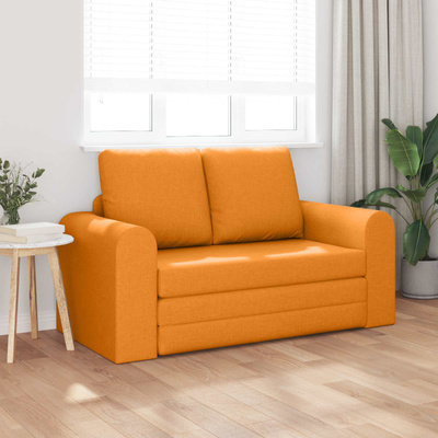 Sofa Bed Ciemny Żółty 148 x 71 x 83 cm tkanina