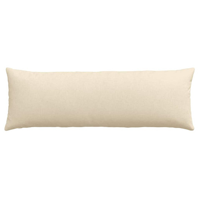 Poduszki na sofę 2 pcs Kremowy 120 x 40 cm tkanina