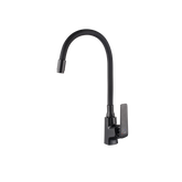 Bateria zlew. ligaria z elastyczną wylewką, czarny BZ-39-004-L Invena