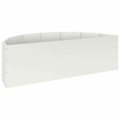 Donica Biały 120 x 60 x 35 cm Stal