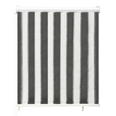 vidaXL Roleta zewnętrzna, 60x140 cm, antracytowo-białe pasy