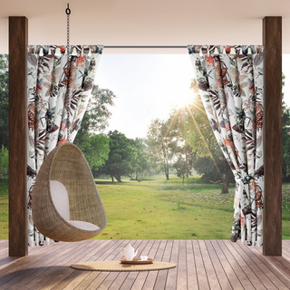 Zasłona Garden biała 155x240 wariant 4