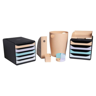 Exacompta Organizer z 4 szufladkami na biurko Aquarel
