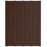 Panel dachowy 12 pcs brązowy 60 x 45 cm Stal galwanizowana
