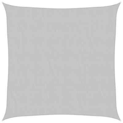 Żagiel przeciwsłoneczny, jasnoszary, 3x3 m, 100% poliester