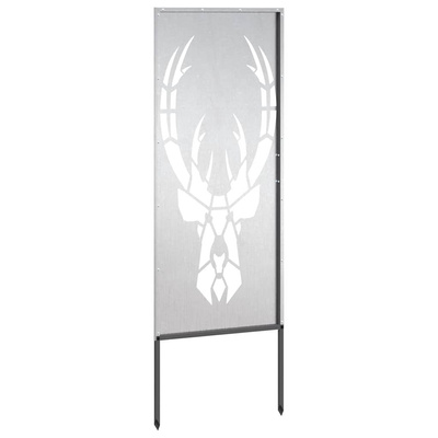 Ekran zapewniający prywatność w ogrodzie Srebrny 50 x 140 cm