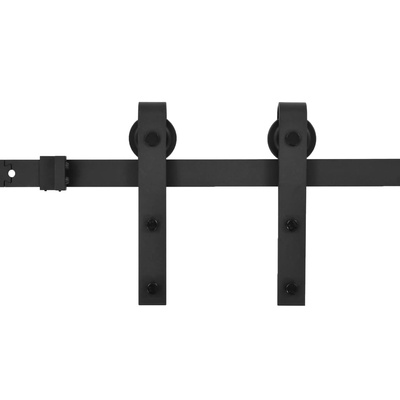 do montażu drzwi przesuwnych SKIEN, 200 cm, stal, czarny System