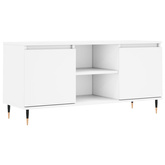 vidaXL Szafka pod TV, biała, 104x35x50 cm, materiał drewnopochodny