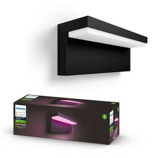 Philips Hue | Kinkiet zewnętrzny LED Nyro czarny, 13,5 W, 1000 lm, 230 V, IP44 1745630P7