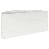 Donica Biały 120 x 60 x 50 cm Stal