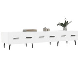 vidaXL Szafka pod TV, biała, 150x36x30 cm, materiał drewnopochodny model standard