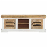 vidaXL Szafka pod TV, 110x30x40 cm, lite drewno mango
