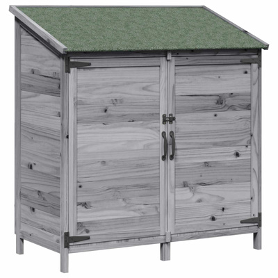 Shed ogrodowy Szary 106,5 x 56 x 113,5 cm Drewno Świerkowe