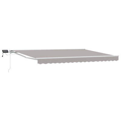 Ręczny ramowy zewnętrzny markizowy z LED 4 x 2 m