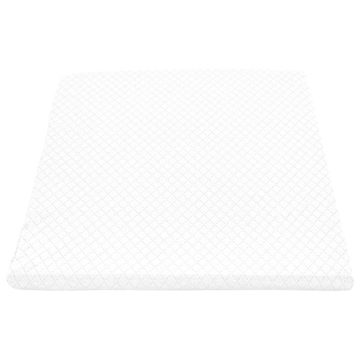 Poduszka na nogi Gładki Biały 60 x 50 x 30 cm Pianka z pamięcią