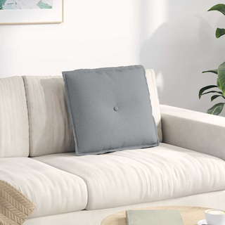 Poduszka na plecy Jasnoszary 50 x 19 x 45 cm tkanina