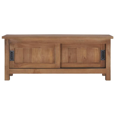 vidaXL Szafka pod TV, 90 x 30 x 35 cm, lite drewno tekowe