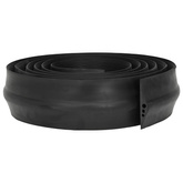 Uszczelka podłogowa do garażu Czarny 74 x 20 mm 2,5 m Guma EPDM