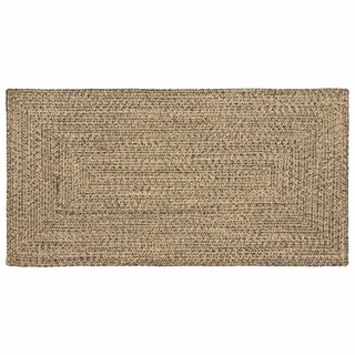Dywany pokojowe Naturalny i czarny 80 x 150 cm Juta