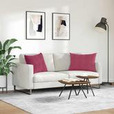Poduszki na sofę 2 pcs Czerwone wino 70 x 50 cm