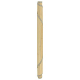 vidaXL Dywan okrągły, jasny naturalny, 80 cm, bambusowy