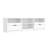 vidaXL Szafka pod TV, biała, 150x33,5x45 cm, materiał drewnopochodny