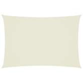 Prostokątny żagiel ogrodowy, tkanina Oxford, 3x5 m, kremowy