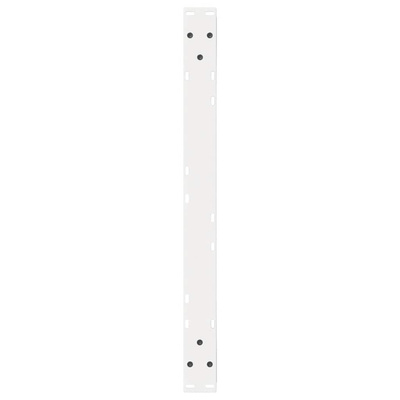 Nogi do stolika kawowego 2 szt. Białe 70x(42-43,3) cm Stal