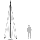 vidaXL Choinka stożkowa, 732 ciepłe białe LED, 160x500 cm