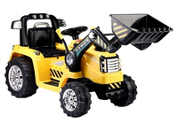 Traktor Koparka Na Akumulator ZP1005 Dla Dzieci Z Ruchomą Łyżką Żółta