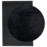 vidaXL Dywan OVIEDO z krótkim włosiem, czarny, 200x280 cm