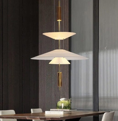 Nowoczesna Lampa Wisząca 3 warstwy LED Flamingo Parrot Gold ADANI AD104G