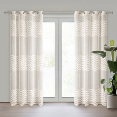 Zasłona Esteri beżowa 140x250