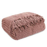 Koc Suzi ciemnoróżowy 130x170