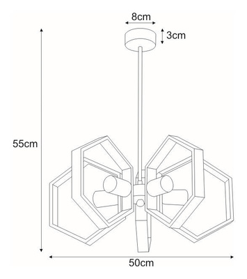 Lampa wisząca K-4724 z serii HONEY