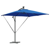 Parasol plażowy 249 x 249 x 250 cm Poliester i aluminium