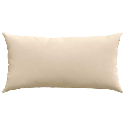 Poduszki na sofę 2 pcs Kremowy 80 x 40 cm tkanina