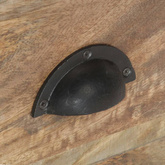 vidaXL Szafka pod TV, 110x30x50 cm, lite drewno mango