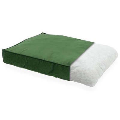 Madison Legowisko dla psa Velvet, 100x70x15 cm, zielone