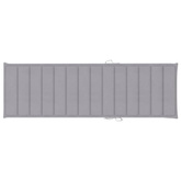 vidaXL Leżak ogrodowy ze stolikiem i poduszką, impregnowana sosna