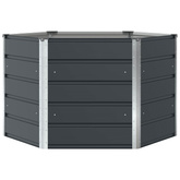 Donica Antracyt 129 x 129 x 75 cm Stal