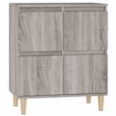 vidaXL Komoda, szary dąb sonoma, 60x35x70 cm, materiał drewnopochodny model standard