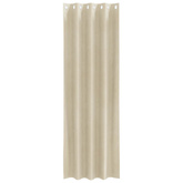 Zasłony zaciemniające 2 pcs Kremowy 140 x 245 cm Aksamit