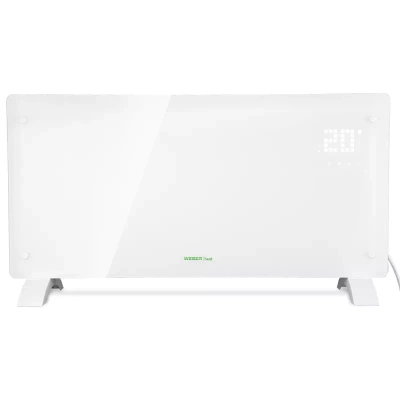Grzejnik konwektorowy panelowy, szklany Heat GPH-S20DA biały