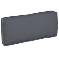 Poduszka Antracyt 120 x 50 x 12 cm Materiał Oxford