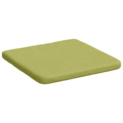 Poduszki na siedziska 4 pcs Jasnozielony 40 x 40 x 3 cm tkanina