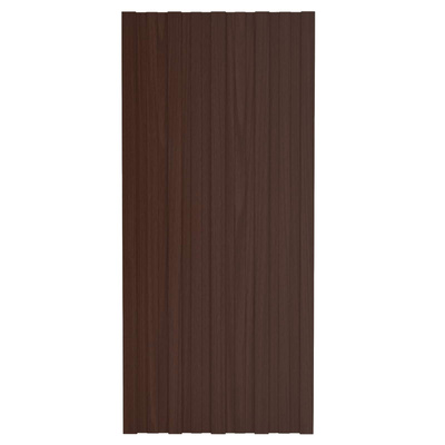 Panel dachowy 36 pcs brązowy 100 x 45 cm Stal galwanizowana