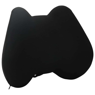 Poduszka pod plecy Czarny Pianka z pamięcią 40 x 32 x 13 cm